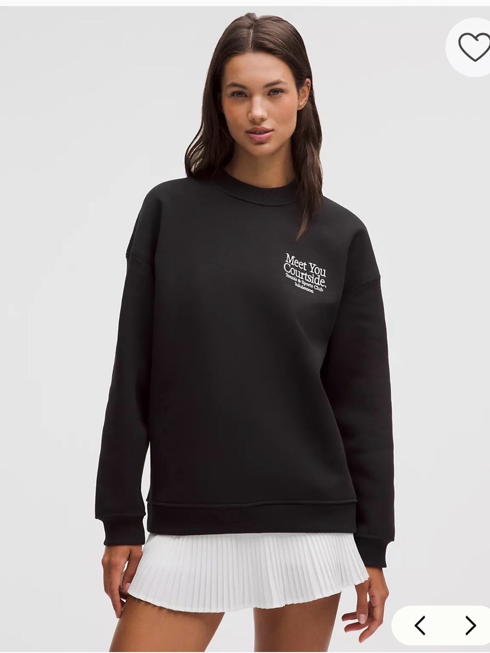lululemon athletica Meet Me Courtside Crewneck